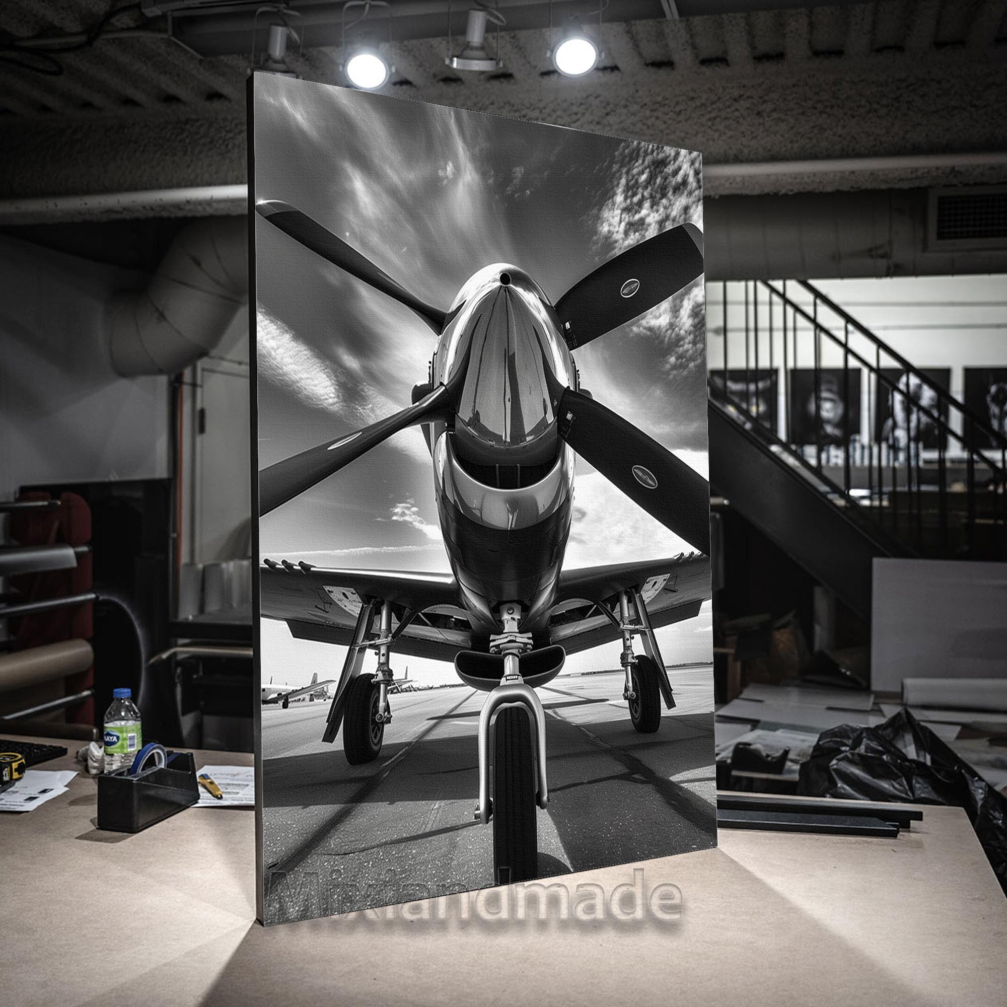 Colección De Aviones Antiguos En Blanco Y Negro | Vector Premium