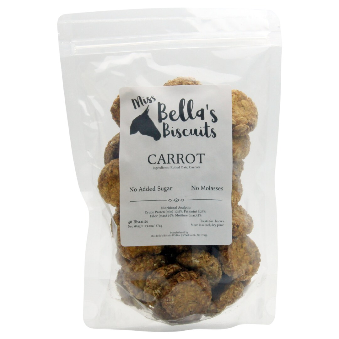 Miss Bella's Biscuits Gourmet Horse Treats Carrot Flavor, Pony Treat, Pony Training, Horse