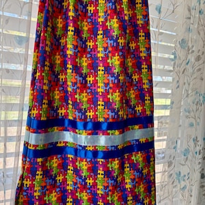 Ribbon Skirt- you choose fabric & 3 ribbon colors