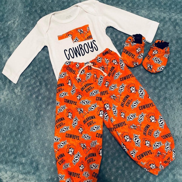 Oklahoma State University baby apparel