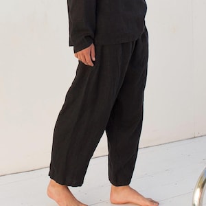 Men&#39;s Linen Pants COCOS - Baggy Pants - Drawstring Trousers