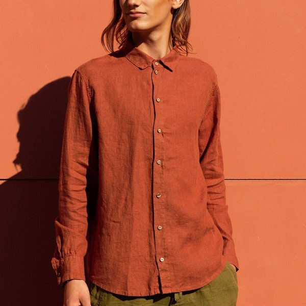 Men's Linen Shirt DINIZIA