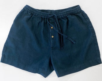 Men's Linen Boxer Shorts KHAYA / Mens Underwear / Lounge Shorts / Linen gift for Man