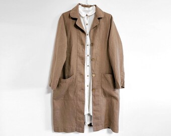 linen duster coat womens
