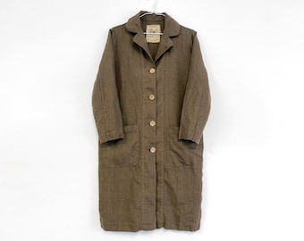 Women's Linen Duster Coat VERBENA