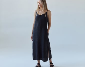 Linen sundress AIRA, slip dress, linen dress