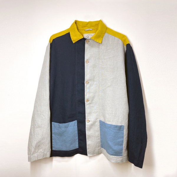 Men’s Linen Overshirt / Available in +30 Colors