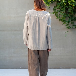 Men's Linen Pants COCOS, Linen Trousers image 7