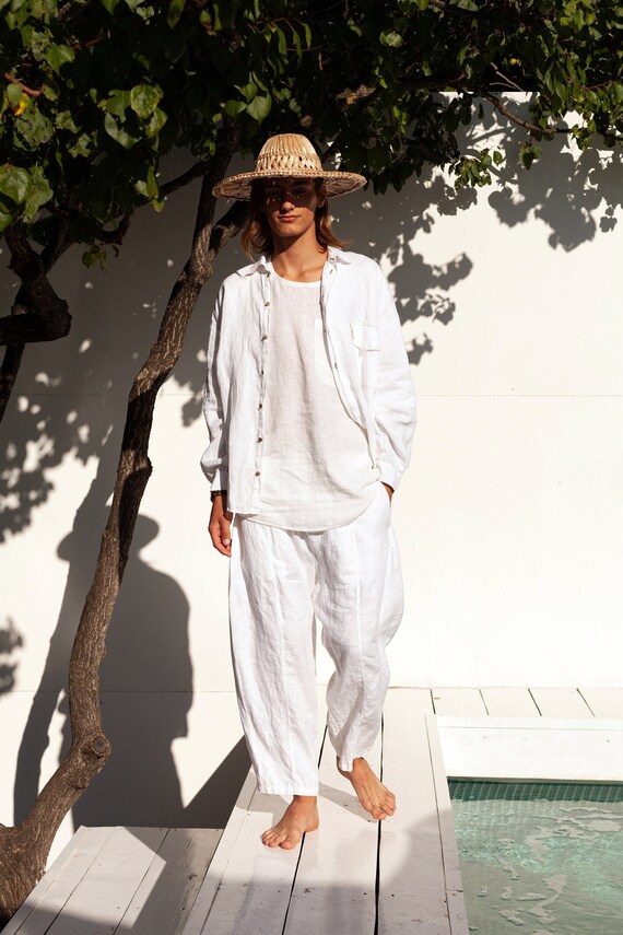 flowy linen tops
