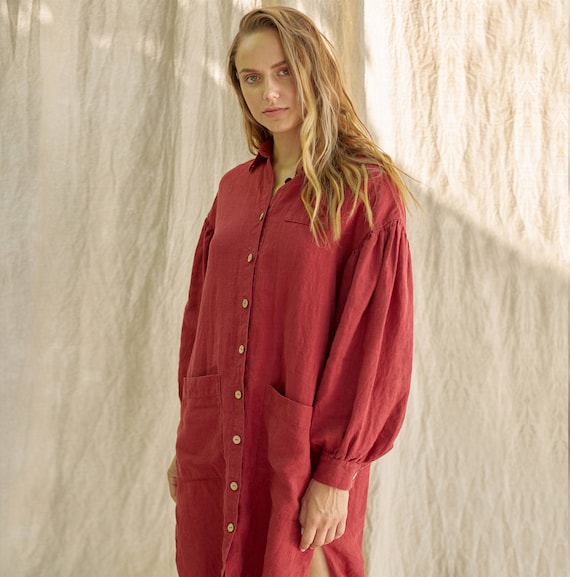 line and dot getty dress Getty Striped Poplin Shirt