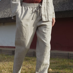 Linen chinos