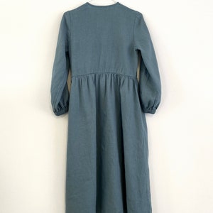 Wrap Linen Dress PERSEA / 30 Colors - Etsy