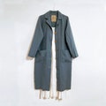 Womens Linen Coat VERBENA, Long Linen Duster, Blazer with Pockets, Linen Summer Jacket