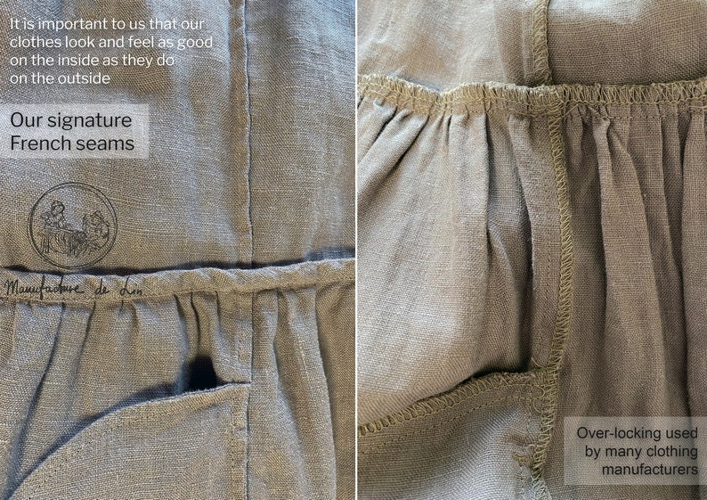 Linen Skirt With Pockets CALENDULA. Linen Midi Skirt. Long Skirt. Summer Skirt image 8