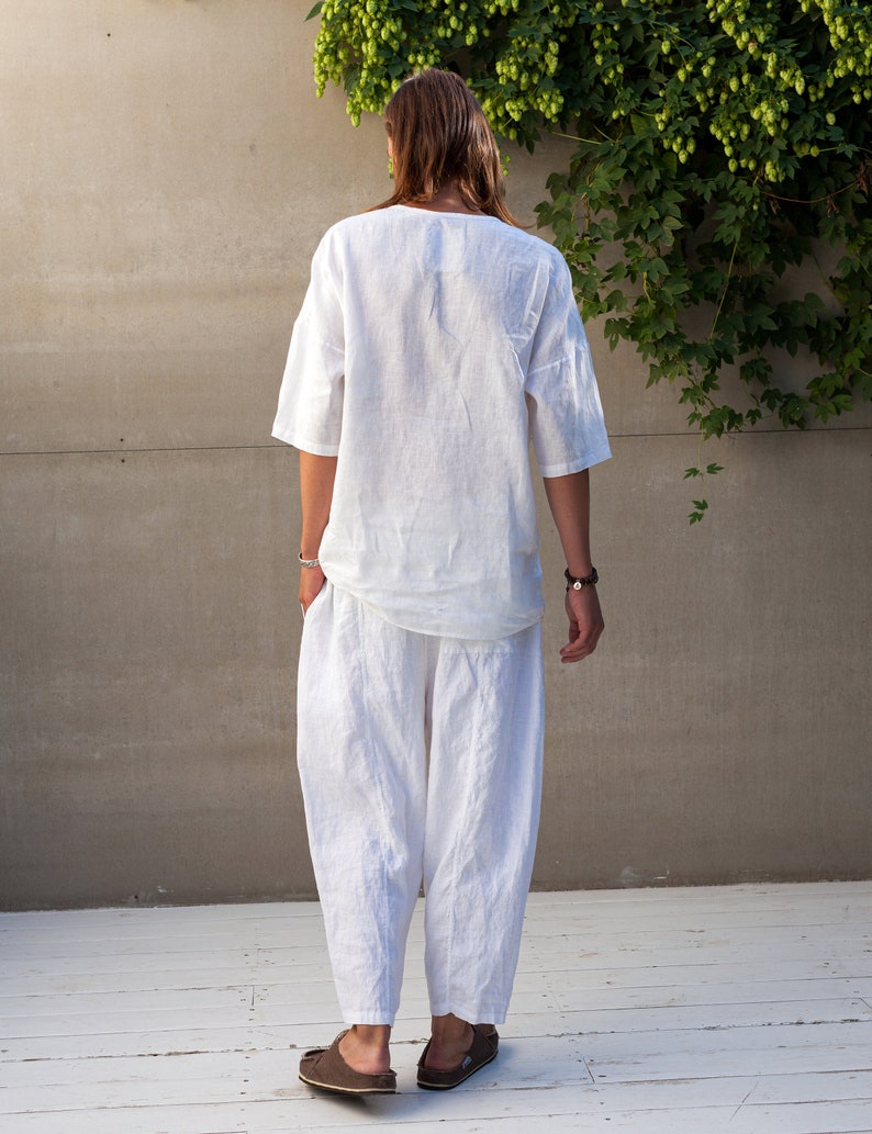 White Linen Clothing