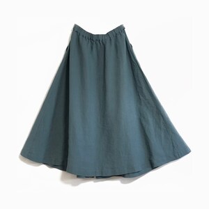Linen Skirt With Pockets CALENDULA. Linen Midi Skirt. Long Skirt. Summer Skirt image 5