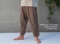Mens Linen Pants COCOS, Relaxed Fit Natural Linen Trousers product logo