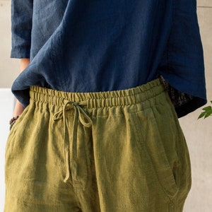 Mens linen pants