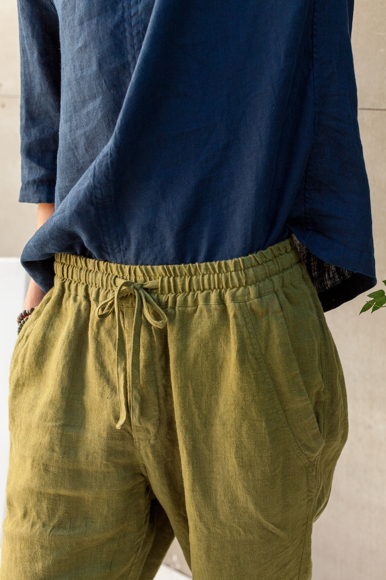 Mens linen pants