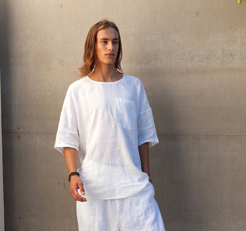 Linen Oversized T-shirt