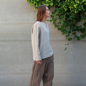 Men's Linen Pants COCOS, Linen Trousers image 3