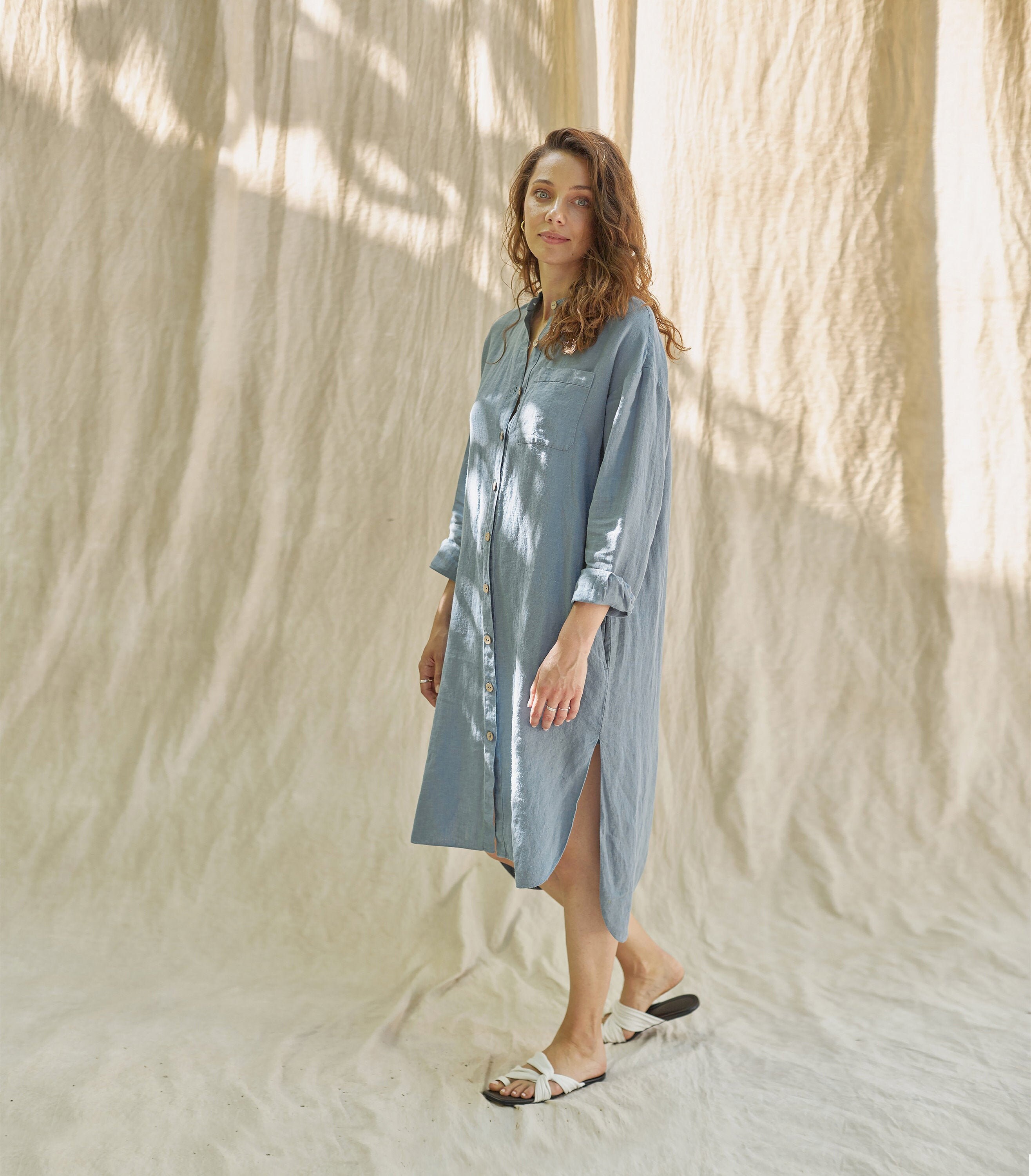 portofino linen tunic dress product info and reviews Cabana Life - Flora Tunic Dress - Floral