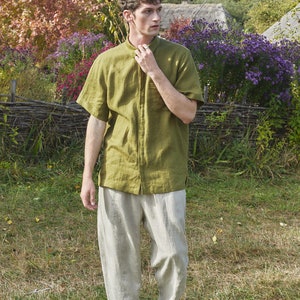 Mens harrem linen pants