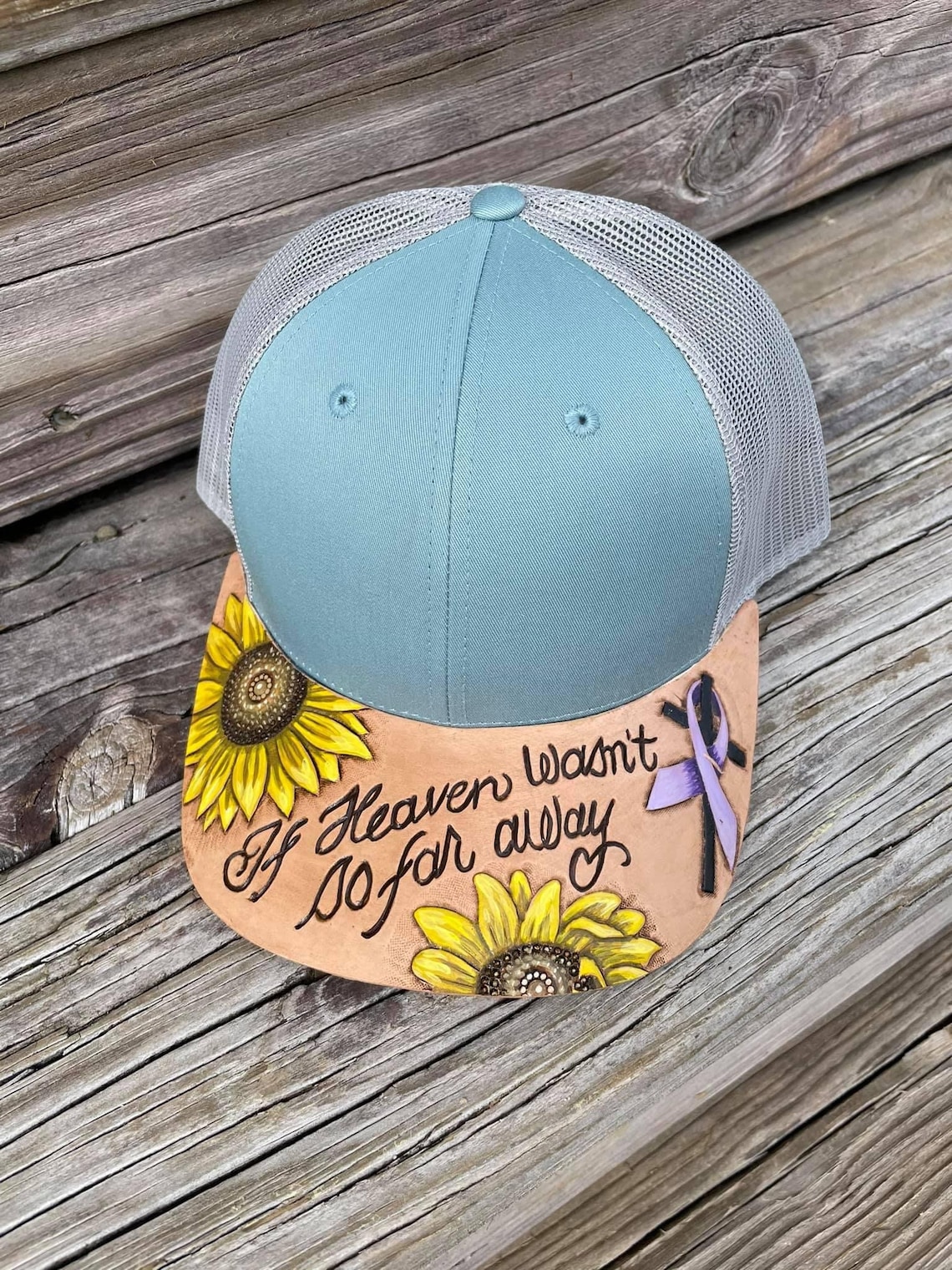 Custom hats leather patch and bill hand tooled leather patch Etsy