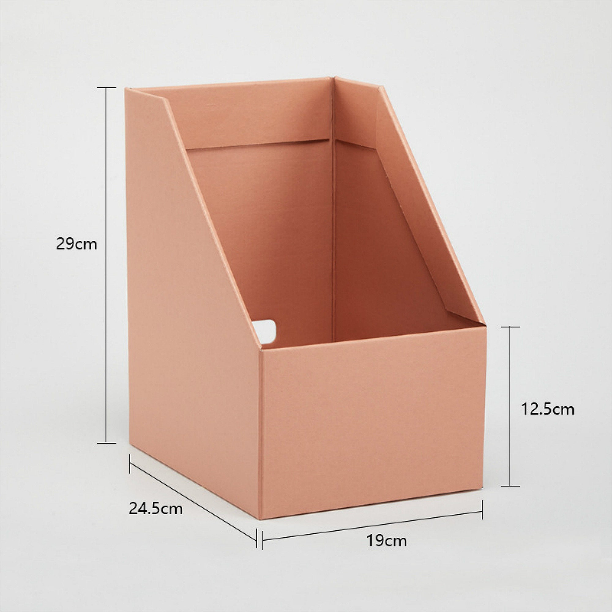 Cardboard File Box Corrugated Stationery Storage Box Office Etsy