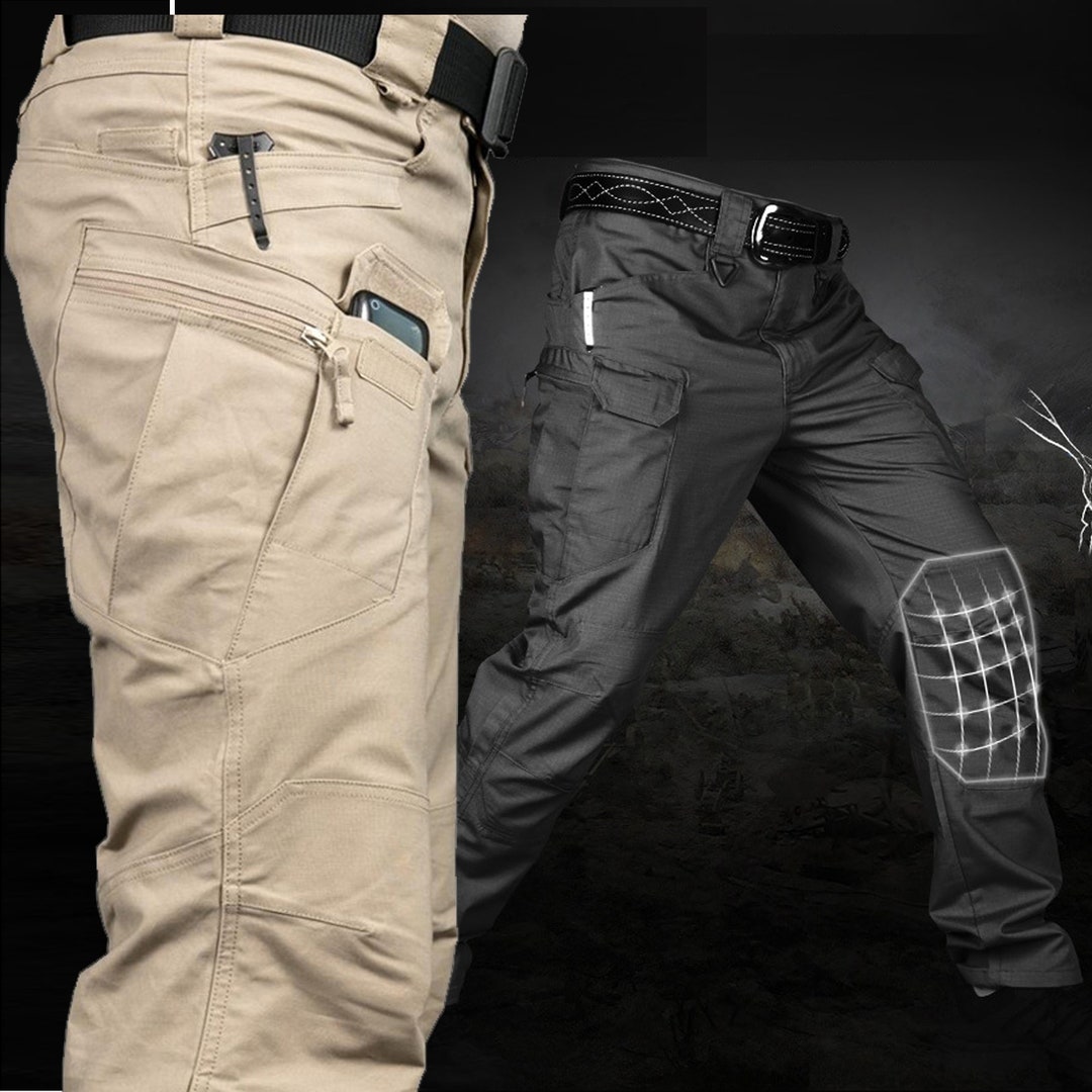 Mens Tactical Pants CVC Combat Trousers With Knee Protection Tactical ...