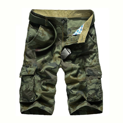 Cotton Cargo Work Shorts Durable Workwear Mens Casual Short Etsy