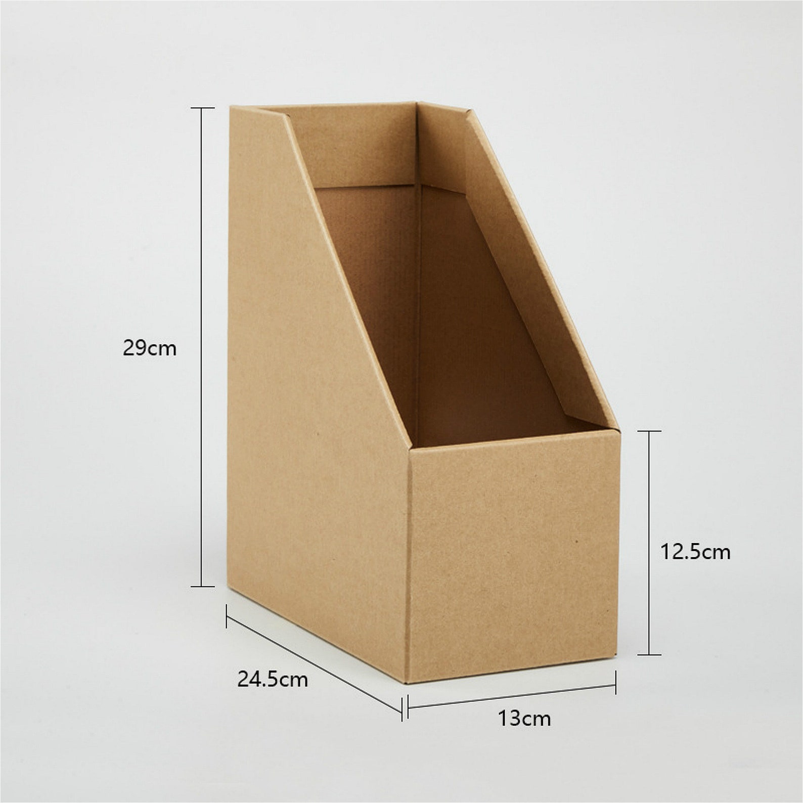 Cardboard File Box Corrugated Stationery Storage Box Office Etsy