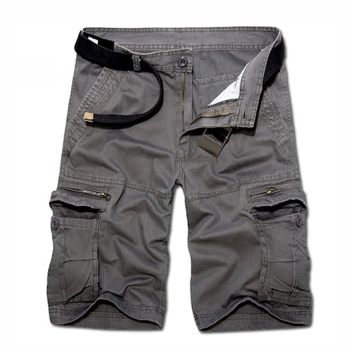 Mens Cargo Work Shorts Cotton Half Pants Multi Pockets Etsy