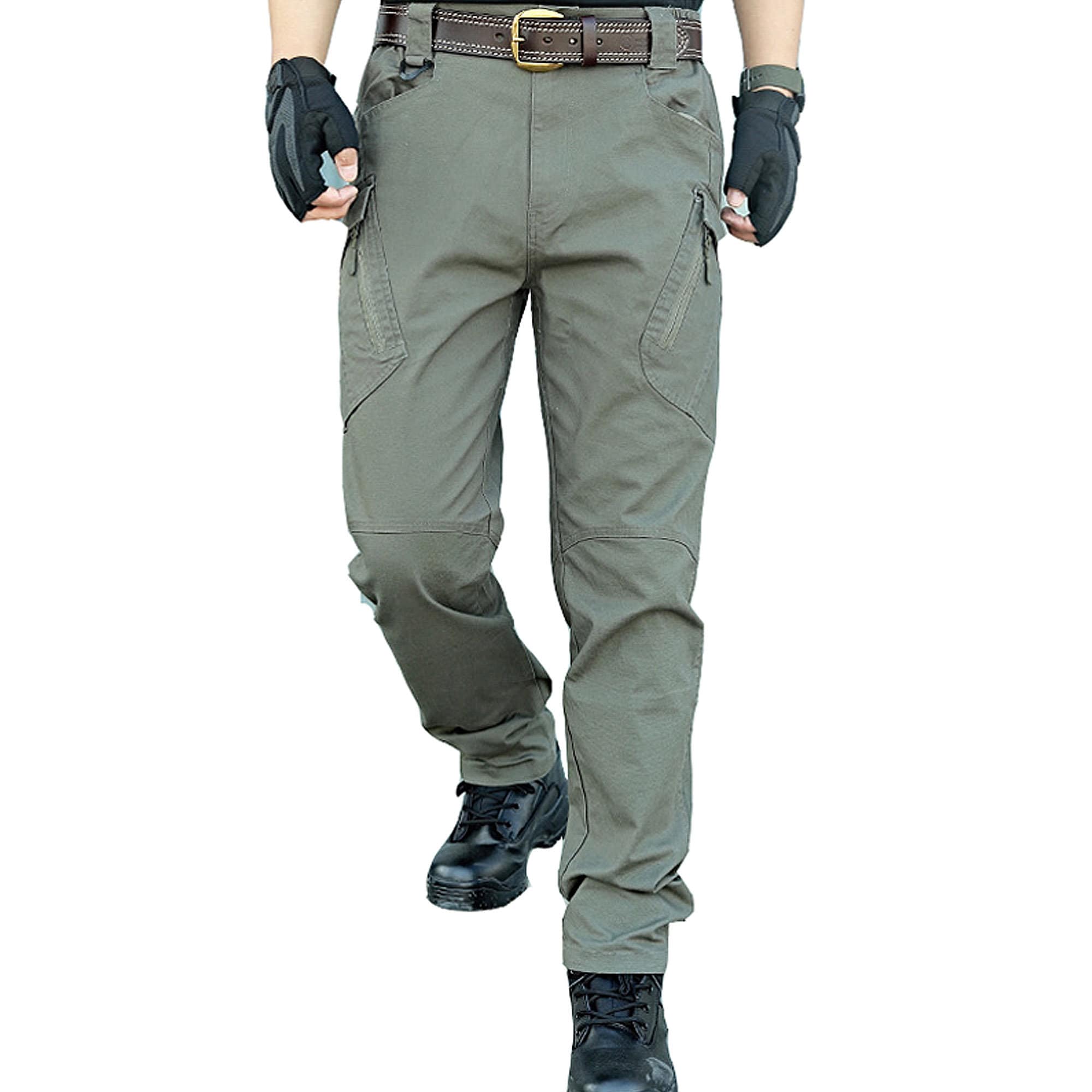 Men's Tactical Trousers Work Wear Cargo Pants Cotton - Etsy UK