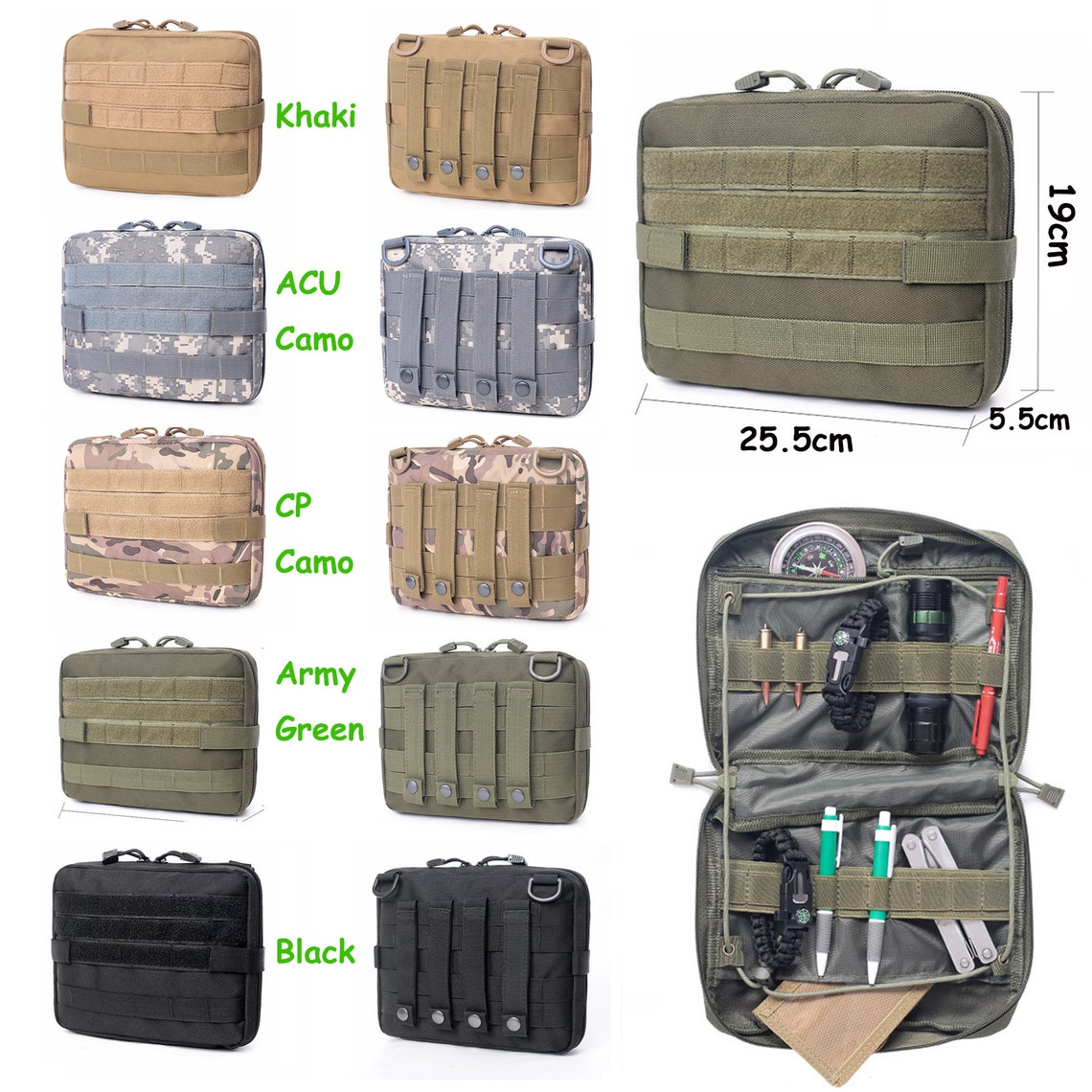 Military Tactical Tool Pouch Molle Tool Bag Medical First Aid Etsy