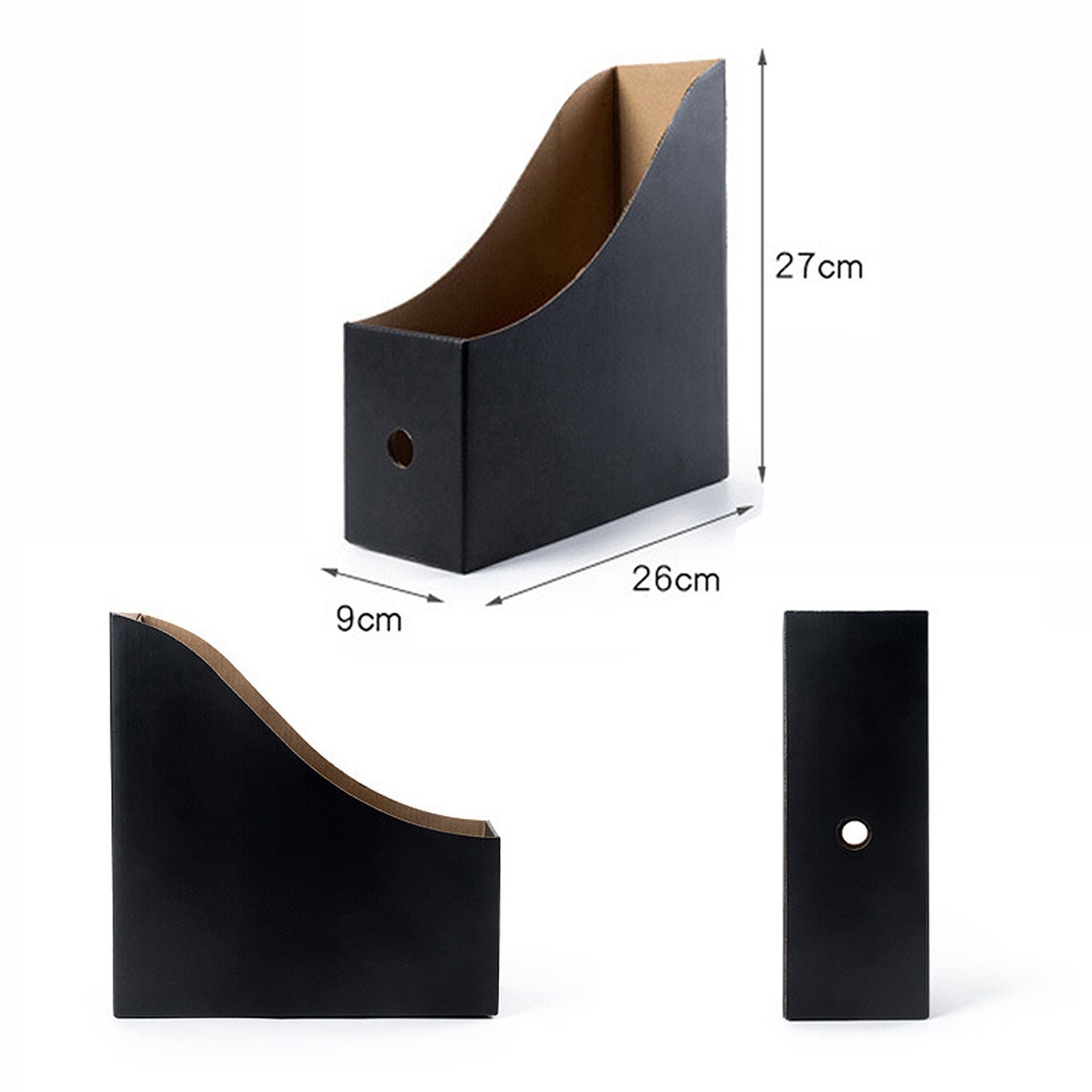 Stationery Storage Box Corrugated File Box Office Desk Etsy