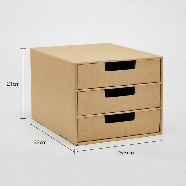 Cardboard File Box Corrugated Stationery Storage Box Office - Etsy UK
