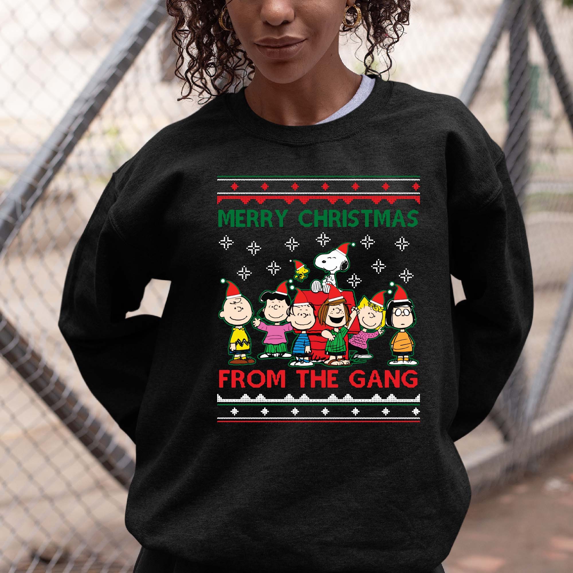 Merry Christmas From The Peanuts Gang TShirt Unisex Etsy