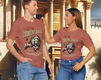Jesus / Jeschua kommt zurück, Löwe von Jejuda T-Shirt: Wiederkehr des messian, christliches Kleid