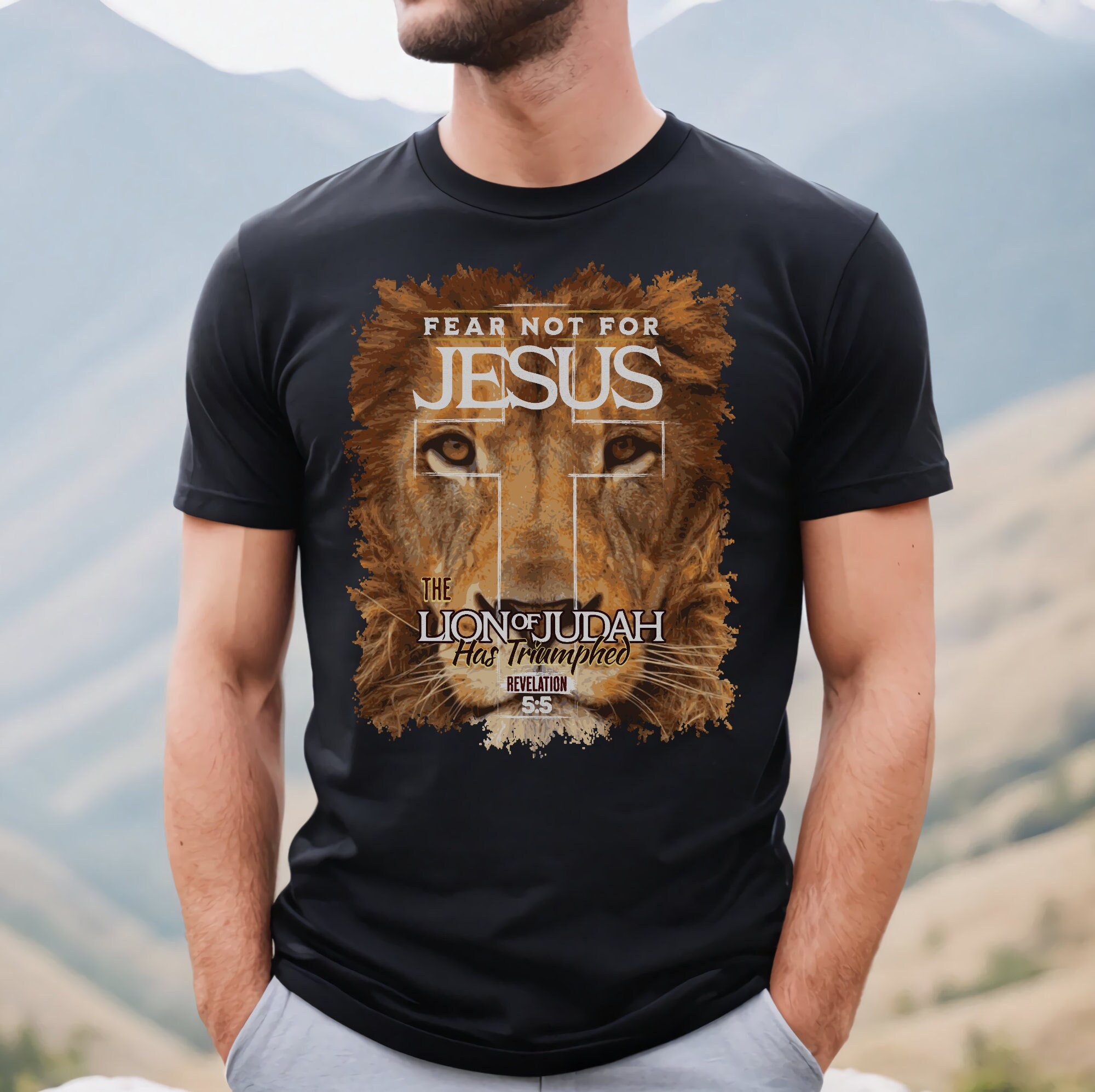 Lion of Judah Revelation 5:5 T Shirt Lion of Judah Revelation 5:5 T Shirt