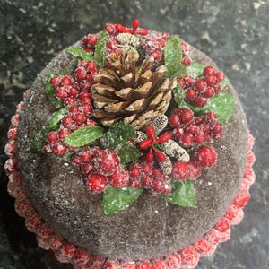 Christmas Bundt Cake, Fake Bake, Christmas Decorations, Holiday