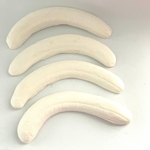 4 Fake Banana Slices, Decorations, Tier Trays, Ice Cream, Banana Splits, party, fake bakes