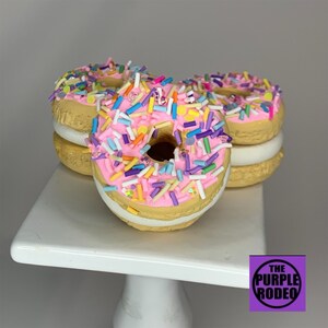 Faux Donut Macarons: Candyland Tier Tray Food Props (Set of 3)