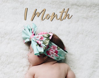 Baby Monthly Milestone Marker Set / New Mom Gift / Baby Age Photo Prop / Baby Shower Gift / Photoshoot Prop / Newborn Gift / Keepsake