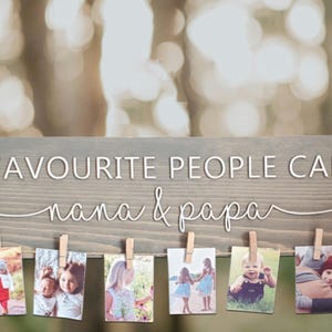 3D Grandparents Photo Display Sign: Oma & Opa Gift