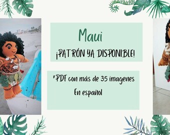 Maui from Moana Amigurumi Pattern PDF