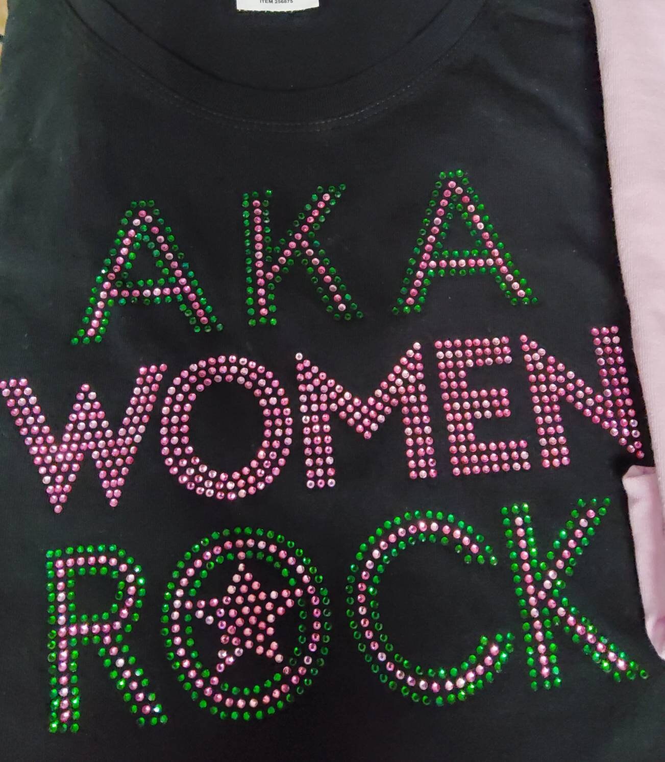aka shirt with pearls