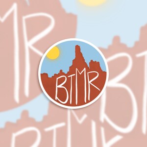 Big Thunder Mountain Railroad Inspired Die Cut Sticker