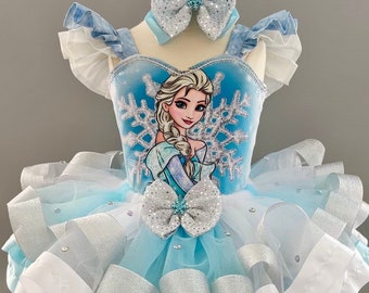 Eisprinzessin Frozen Kleid für Kleinkind Mädchen