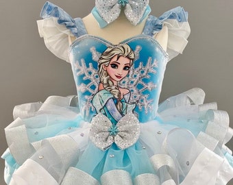 Ice Princess Frozen Dress for Toddler Girl